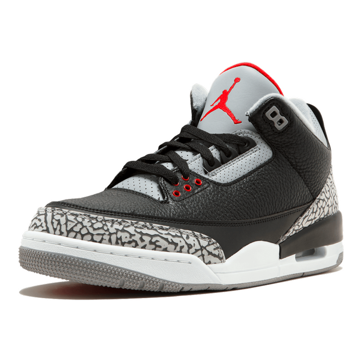 Legendäre Air Jordan 3 Retro OG Black Cement Herren Sneaker mit Nike Air