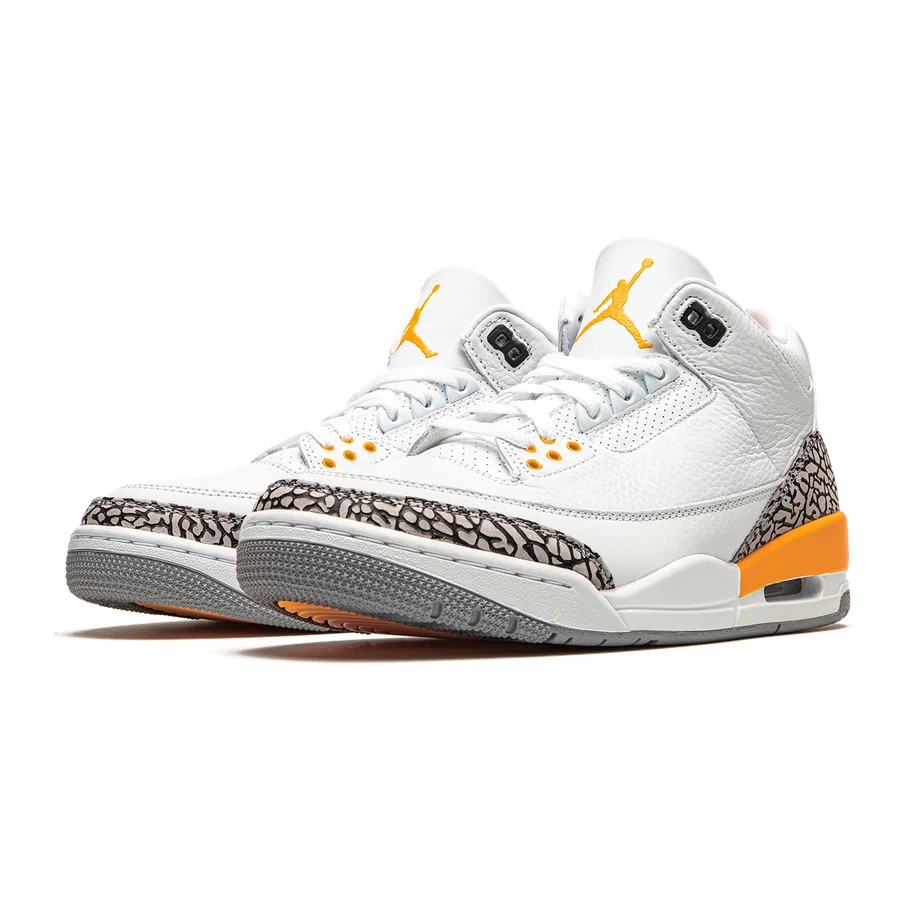 Ikonischer Air Jordan 3 Retro WMNS 'Laser Orange' Damen Sneaker – Stilvoller Komfort