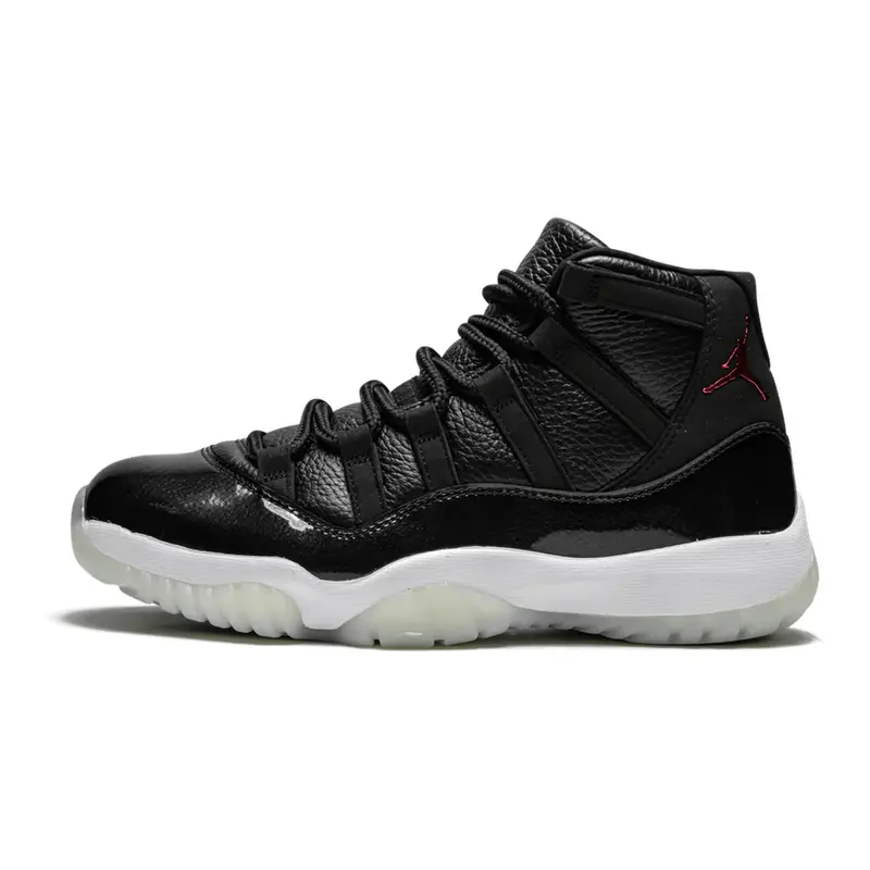 Air Jordan 11 Retro '72-10' Luxus-Sneaker: Legendärer Basketballschuh Schwarz Rot